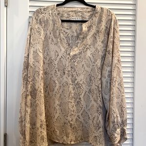 Snakeskin Blouse